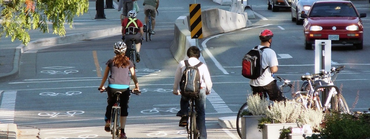 vancouver, mobility, dunsmuir street, climate change, biking, cycling, bike lanes