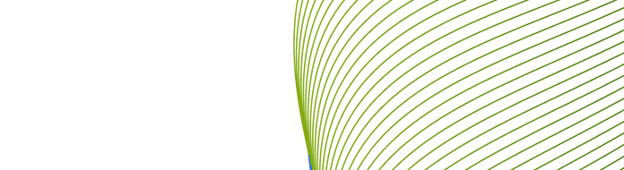 A colorful DNA helix shape that represents Finland’s leadership the Industry 5.0 era.