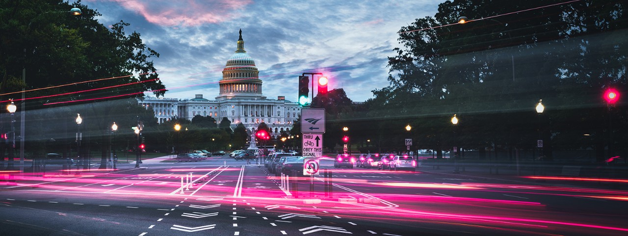 The united states capitol building in Washington dc, USA