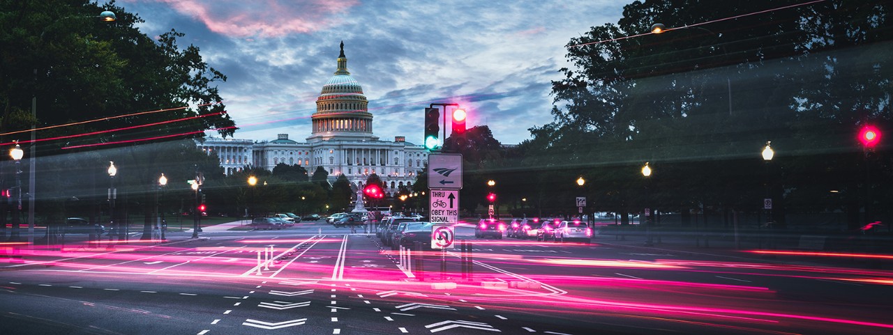 The united states capitol building in Washington dc, USA